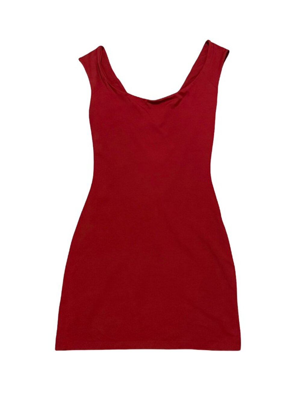 Dos Gardenias Red Swim Dress Cover Up Recycled Polyamide Made in USA